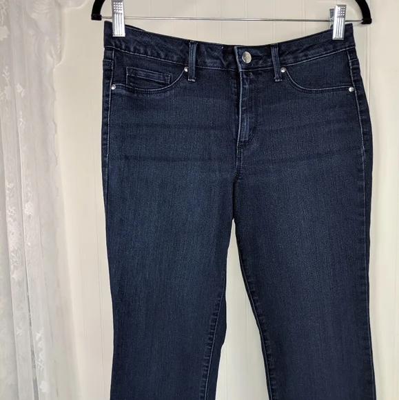 JESSICA SIMPSON Skinny Crop Ankle Zip Jeans Sz 30 - Picture 3 of 11
